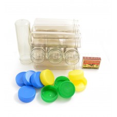 XL container with cap, 10 pcs